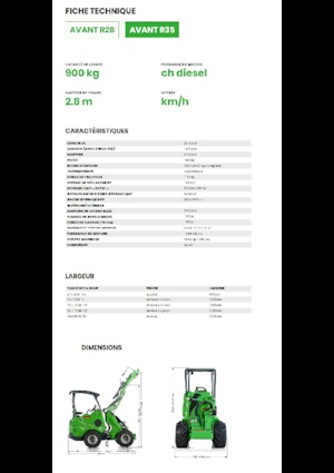 Radlader Avant Tecno R 35