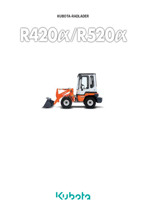 Radlader Kubota R420α