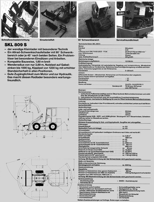 Radlader Terex-Schaeff SKL 809 S