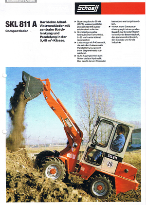 Radlader Terex-Schaeff SKL 811 A