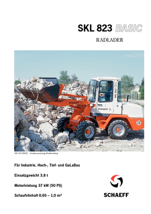 Radlader Terex-Schaeff SKL 823 Basic