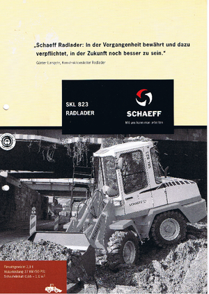 Radlader Terex-Schaeff SKL 823