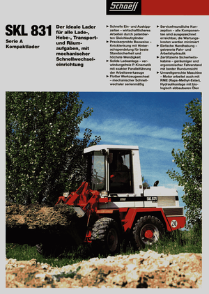Radlader Terex-Schaeff SKL 831 A