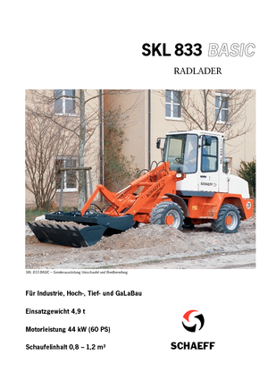 Radlader Terex-Schaeff SKL 833 Basic