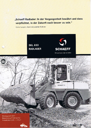 Radlader Terex-Schaeff SKL 833