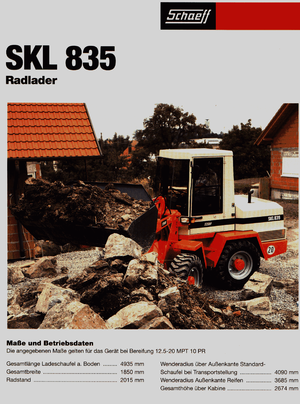 Radlader Terex-Schaeff SKL 835