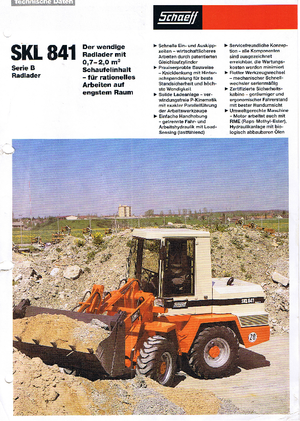 Radlader Terex-Schaeff SKL 841 B