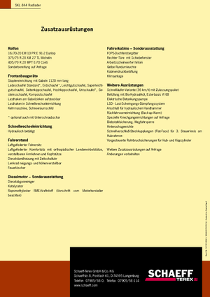 Radlader Terex-Schaeff SKL 844