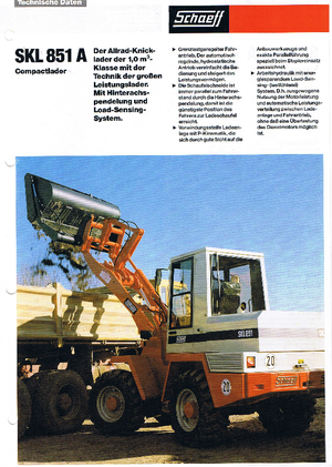 Radlader Terex-Schaeff SKL 851 A