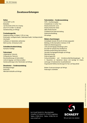 Radlader Terex-Schaeff SKL 853