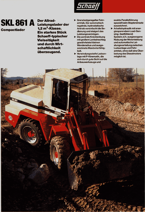 Radlader Terex-Schaeff SKL 861 A