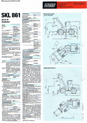 Radlader Terex-Schaeff SKL 861 B