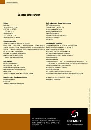 Radlader Terex-Schaeff SKL 863