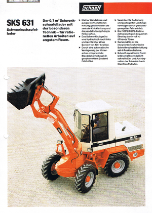 Radlader Terex-Schaeff SKS 631