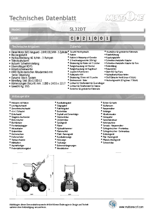 Radlader Multione SL 32 DT