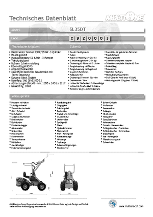 Radlader Multione SL 35 DT