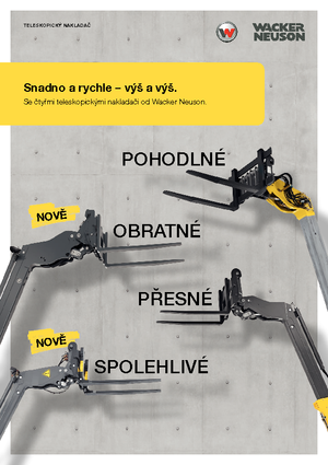 Teleskopen starr Wacker Neuson TH522