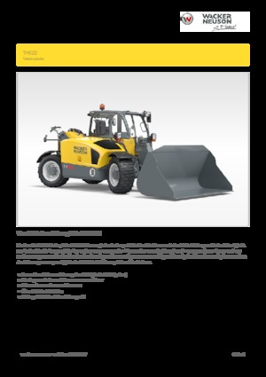 Teleskopen starr Wacker Neuson TH522