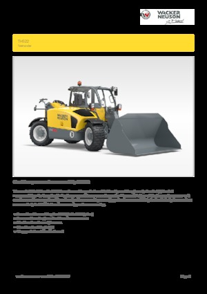Teleskopen starr Wacker Neuson TH522