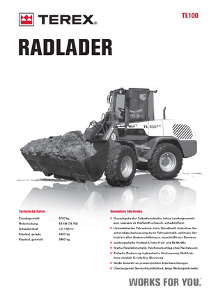 Radlader Terex TL 100