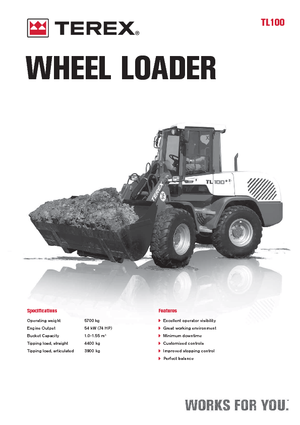 Radlader Terex TL 100