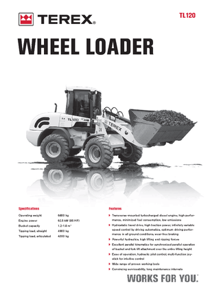 Radlader Terex TL 120
