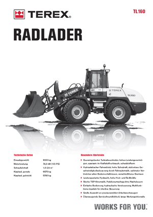 Radlader Terex TL 160
