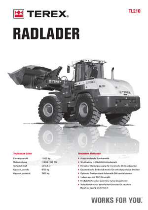 Radlader Terex TL 210