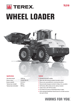 Radlader Terex TL 210
