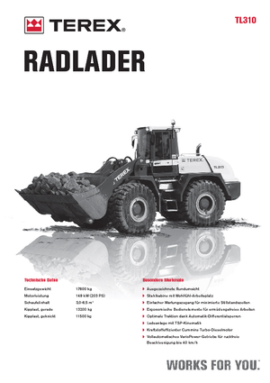 Radlader Terex TL 310