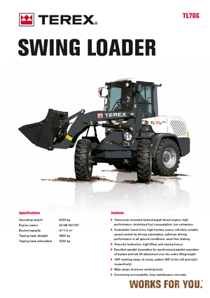 Radlader Terex TL 70 S