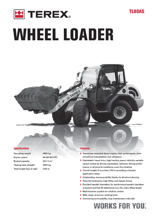 Radlader Terex TL 80 AS