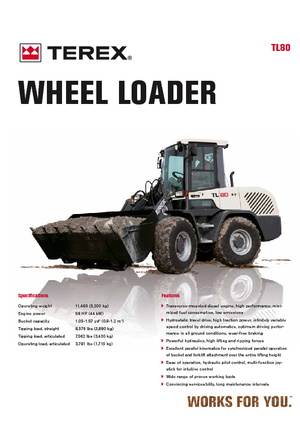 Radlader Terex TL 80