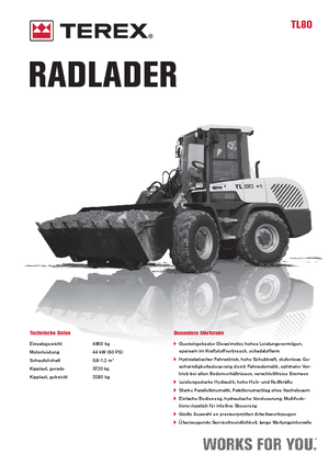 Radlader Terex TL 80