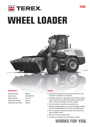 Radlader Terex TL 80