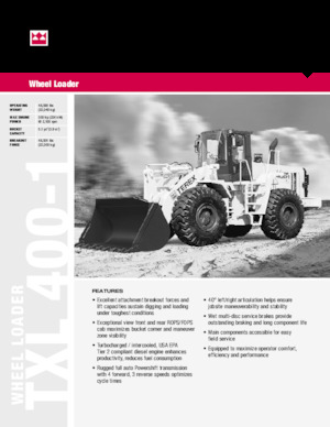 Radlader Terex TXL 400-1