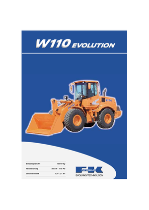 Radlader Fiat Kobelco W 110 Evolution