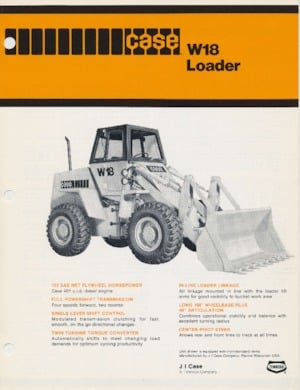 Radlader Case W-18