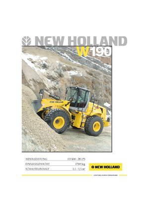 Radlader New Holland W190B