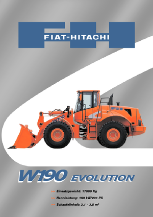 Radlader Fiat-Hitachi W 190