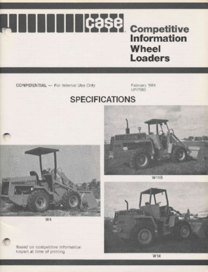 Radlader Case W4