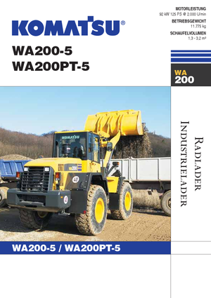 Radlader Komatsu WA200-5