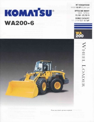 Radlader Komatsu WA 200-6