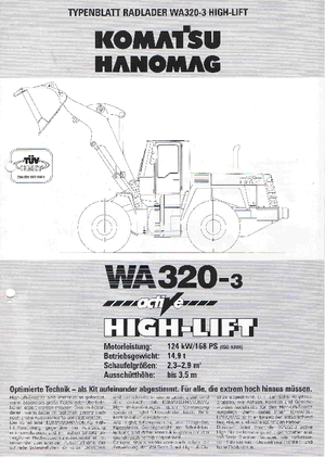 Radlader Komatsu WA320-3 active