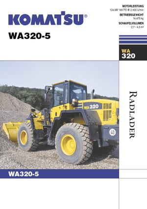 Radlader Komatsu WA320-5