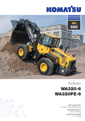 Radlader Komatsu WA320-6