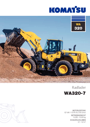 Radlader Komatsu WA320-7
