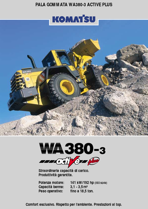 Radlader Komatsu WA380-3 active Plus