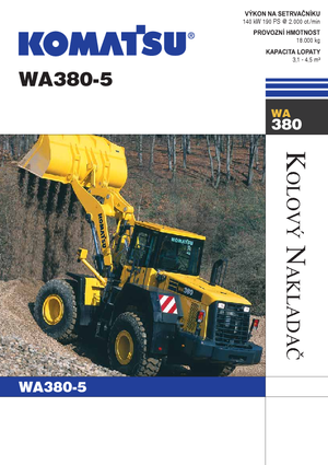 Radlader Komatsu WA380-5