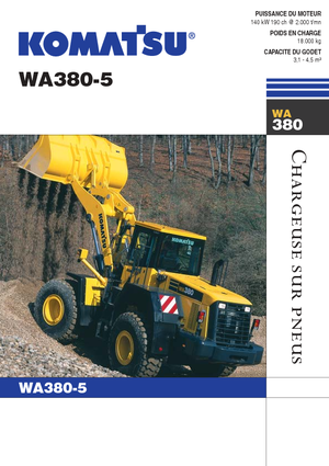 Radlader Komatsu WA380-5